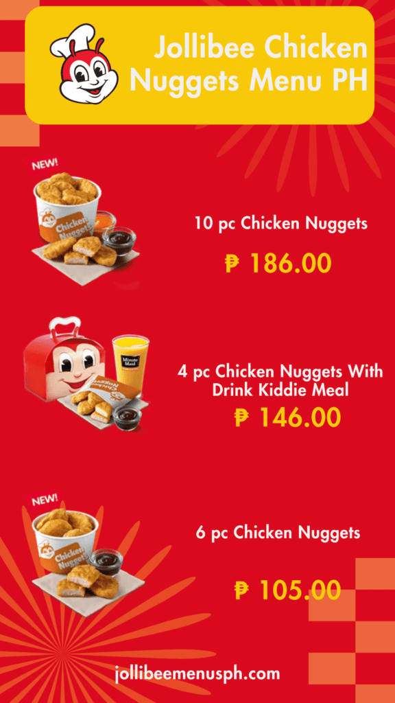 Jollibee Chicken Nuggets Price In Philippines 2025