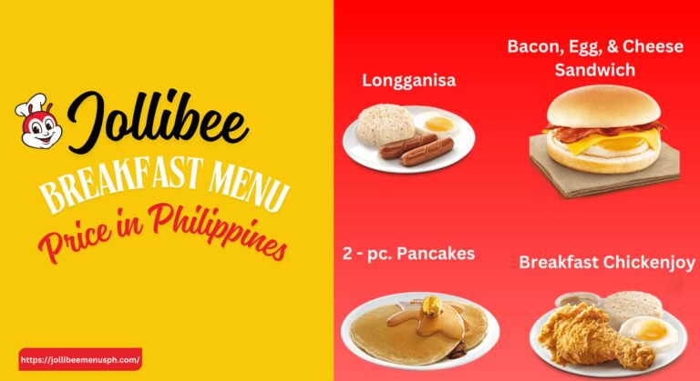 Jollibee Breakfast Menu & Prices in Philippines 2025